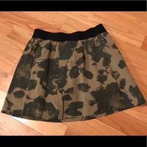 J. Crew Floral Print Skirt